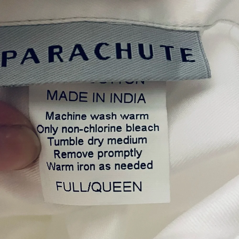 NEW Parachute Sateen Duvet Cover Full Queen